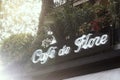 PARIS, FRANCE - April 16, 2024: Cafe De Flore in Paris