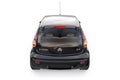 Paris. France. April 13, 2022. Citroen C1 2010. Black ultra compact city car for the cramped streets of historic cities