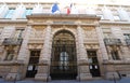 Court of Audit -Cour des comptes in French . It located at Rue Cambon in Paris. It is a French administrative court Royalty Free Stock Photo