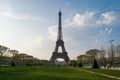 Paris, France - April 1, 2019: Eiffel Tower in spring Royalty Free Stock Photo