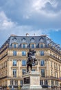 Statue of King Louis XIV at Place de Victoires in Paris