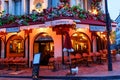 Exterior of La Boheme restaurant on Place du Tertre square in Montmartre