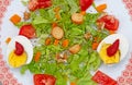 Paris; France - april 20 2020 : french mimolette salad