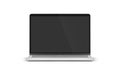 PARIS - France - April 28, 2022: Newly released Apple Macbook Air, Silver color - Front view- Realistic 3d rendering laptop Royalty Free Stock Photo