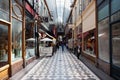 The famous historic passage Jouffroy Paris, France.