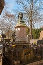 Pere Lachaise Cemetery Royalty Free Stock Photo