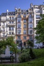 Typical haussmann buildings in Paris Royalty Free Stock Photo