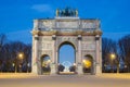 Paris (France). Arc de Triomphe du Carrousel Royalty Free Stock Photo