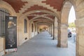 Paris, France. August 2022. The arches of Place des Vosges Royalty Free Stock Photo