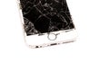 Broken iPhone 6S developed by the company Apple Inc Royalty Free Stock Photo