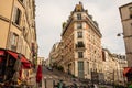 Paris, France. August 2022. Bistrot in Montmartre, one of the most vibrant and popular districts of Paris, the French