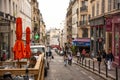 Paris, France. August 2022. Bistrot in Montmartre, one of the most vibrant and popular districts of Paris, the French