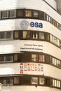 Paris, France - August 30, 2019: European Space Agency ESA Headquarters in Paris, France
