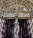 Paris, France - August 3,2019:  Exterior view of the Sainte-Chapelle Royalty Free Stock Photo