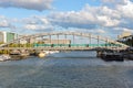 Metro traffic on the Austerlitz viaduct - Paris