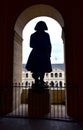 Napoleon Bonaparte Statue at Hotel National des Invalides, rear view. Paris, France. Royalty Free Stock Photo