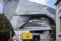 Paris, France - August 24, 2022: Paris Philharmonic. Huge aluminum building and shiny stainless steel facades