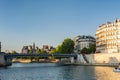 Saint Louis Island in Paris Royalty Free Stock Photo