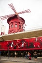 Moulin Rouge in Paris Royalty Free Stock Photo