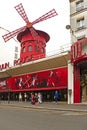 Moulin Rouge in Paris Royalty Free Stock Photo