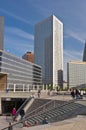 PARIS FRANCE Business district La Defense Royalty Free Stock Photo