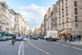 PARIS, FRANCE, circa april 2016. Rue Saint Antoine