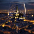 Paris France, City Diorama Part of our cities in a glass series