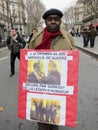 Paris, France, Congo Demonstration, Portrait