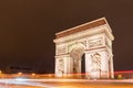 Paris, France - Dec 2015: TThe Arc de Triomphe de l'Ãâ°toile.