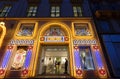 The boutique Dior decorated for Christmas, Paris, France