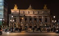 Paris, France - December 1, 2019: Facade of Garnier Opera house, Natioinal acadamy of Music