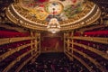 The Palais Garnier, Opera of Paris, interiors and details Royalty Free Stock Photo