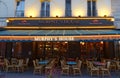 Murphy's house is traditional Irish pub located near Opera Garnier house . Paris. France. Royalty Free Stock Photo