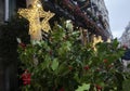 PARIS, FRANCE - December 01, 2023: New Year\'s flower shops in Paris.