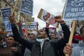 Paris, France, Egypt Demonstration Protesting