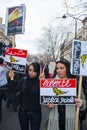 Paris, France, Egyptian Demonstrators Protesting