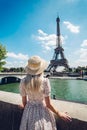 Paris France the eiffel tower Royalty Free Stock Photo