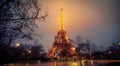 Paris, France. Eiffel Tower is one of the most famous landmarks of Paris, good for travel magazine and multimedia content