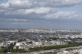 Paris, France, Europe, aerial view, Montmartre, hill, Sacre Coeur, Sacred Heart, skyline, city Royalty Free Stock Photo