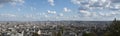 Paris, France, Europe, aerial view, Montmartre, hill, skyline, city Royalty Free Stock Photo