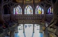 Inside the castle of Sleeping Beauty in Disneyland Paris park