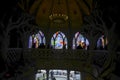 Inside the castle of Sleeping Beauty in Disneyland Paris park