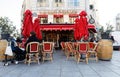 A la place de St. Georges is traditional Parisian restaurant located at St. Georges square in 9th district of Paris.