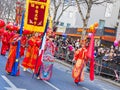 Chinese new year celebrations parade at Paris