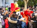 Chinese new year celebrations parade at Paris