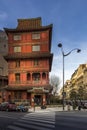 The Paris Pagoda is an unusual building of the Plaine Monceau commissioned in 1926 by Ching Tsai Loo to be a cultural link between