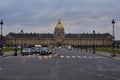 Paris, France - 02/08/2015: Front view of the Army museum `Les Invalides` Royalty Free Stock Photo