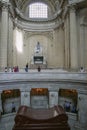Interior of the Cathedral of Saint-Louis des Invalides. Sightseeing of aris
