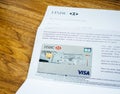 New HSBC Visa banking card reception mail welcome