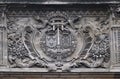 Architectural fragments of Louvre building. Paris